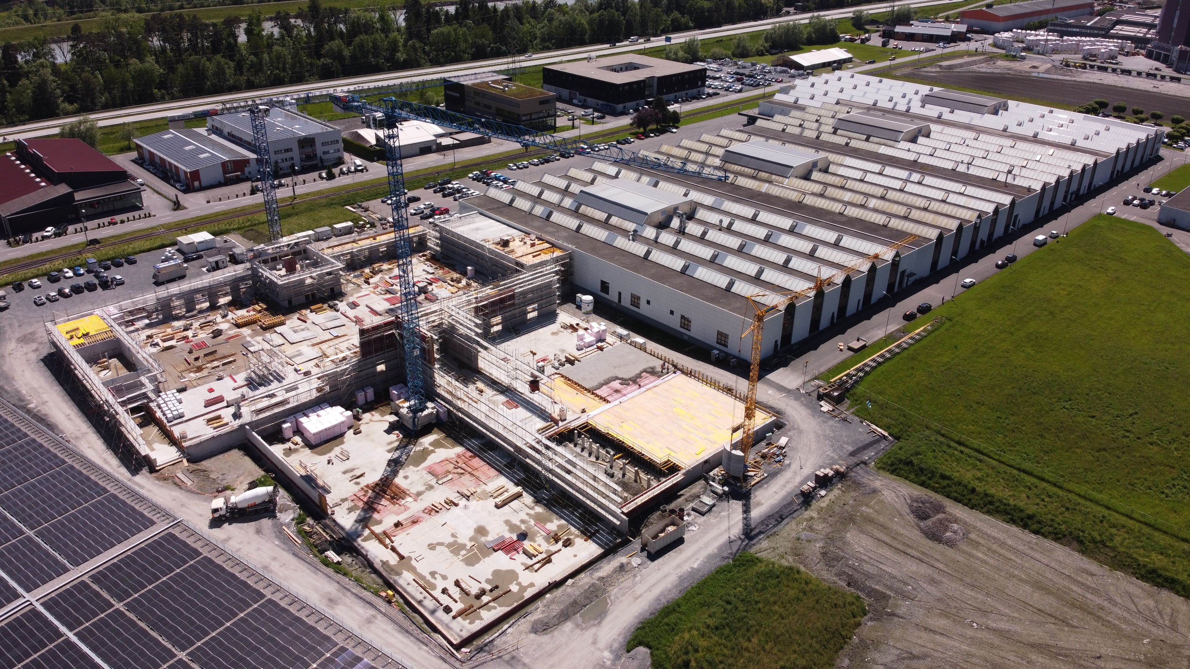 Baufortschritt Ausbau Stufe 5 Mai 2024